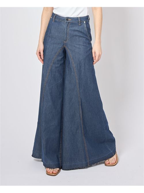 Silvian Heach wide leg jeans SILVIAN HEACH | GPP25178JEDENIM BLUE DARK